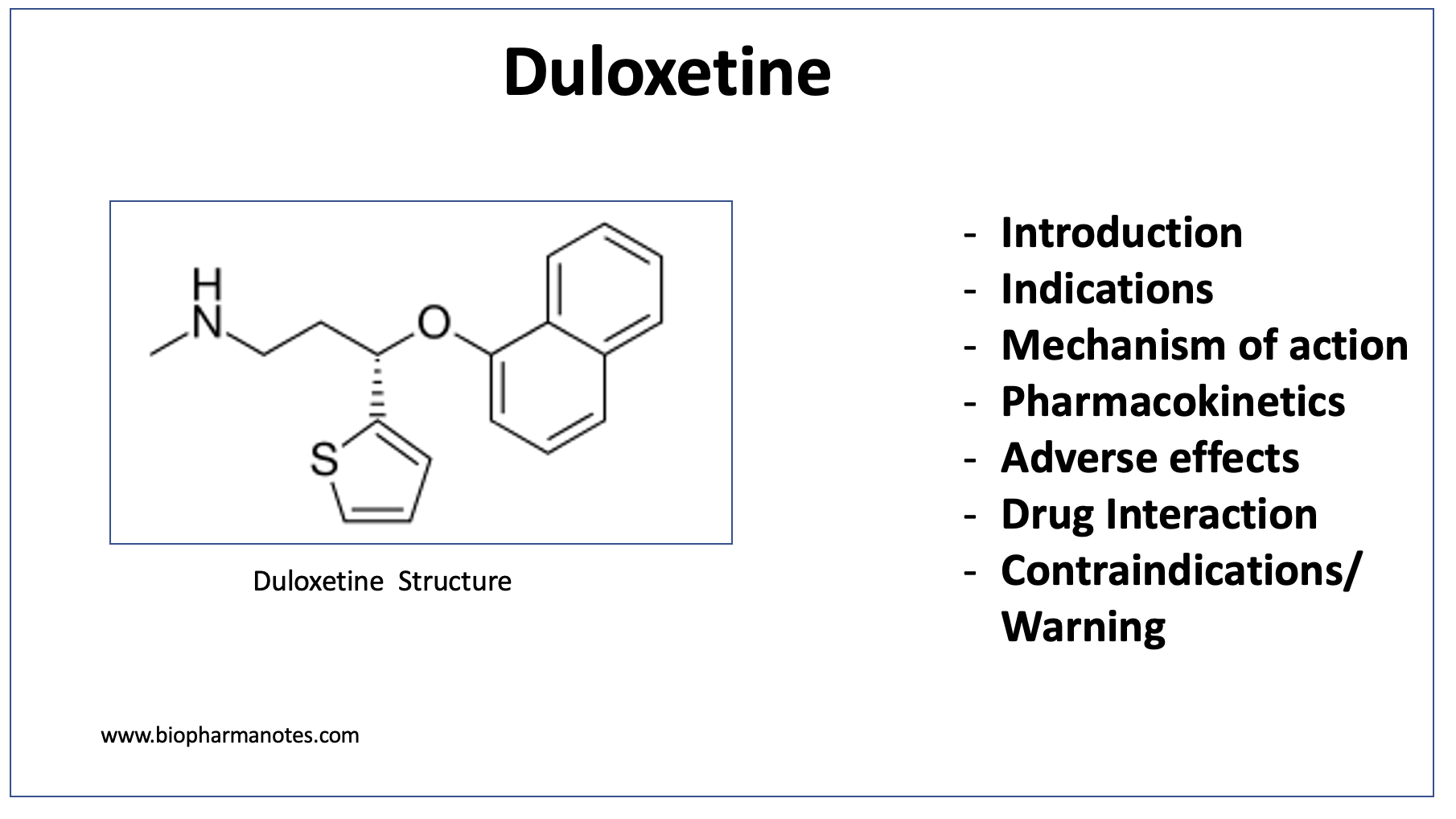 duloxetine-pharmacology-biopharma-notes