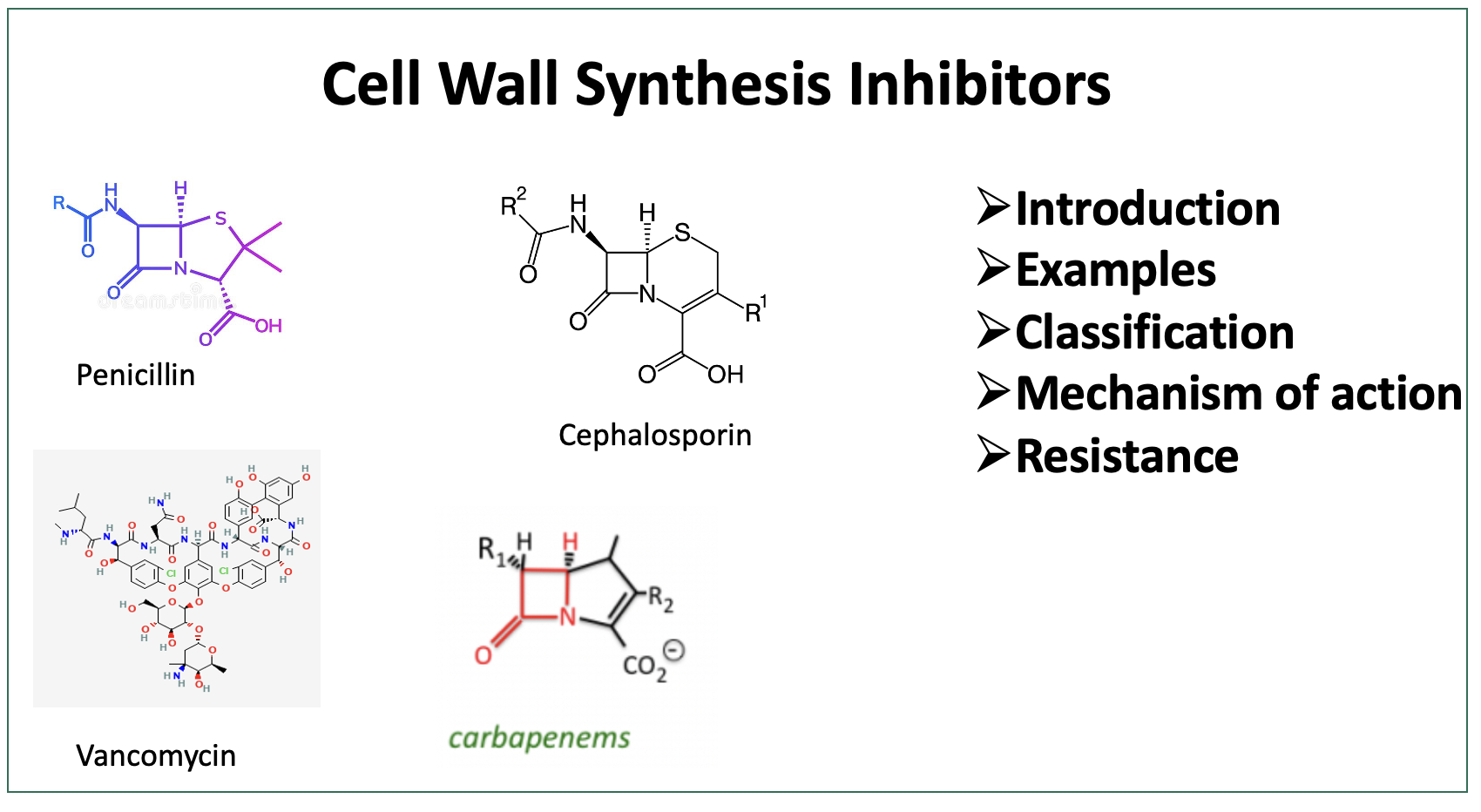 Cell Wall Synthesis Inhibitors Biopharma Notes